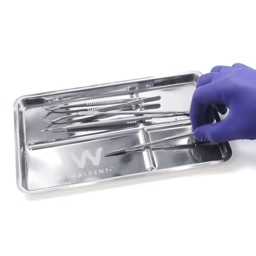 Image of Waldent Stainless Steel Instrument Tray - 0.50mm (304 Grade) | Autoclavable Surgical /Dental Tool Tray