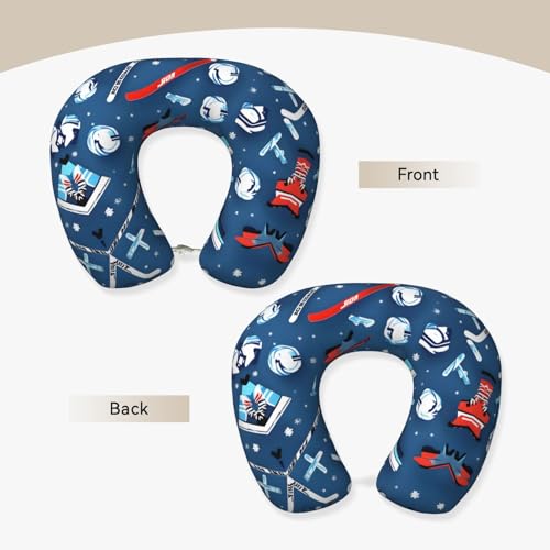 Almohada de poliéster para cuello con soporte ergonómico miniatura 3