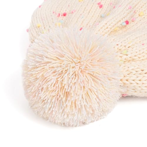 Warm Earflap Knit Beanie Hat with Ties for Toddlers/Little Kids 2-6 Years, Fleece Lined, Premium Quality4