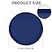Comtim Waterproof Dog Food Mat - 2 Pack Silicone Pet Food Mat Dog Food Bowl Mats Cat Water Mats Eating Tray, Non-Slip Pet Placemat with Lip for Messy Drinkers to Protect Floor,Navy Blue 11