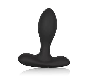 Generic Flexible Silicone Prostate Massager Vibrating Butt Plug Stimulator CS81881 As a Described