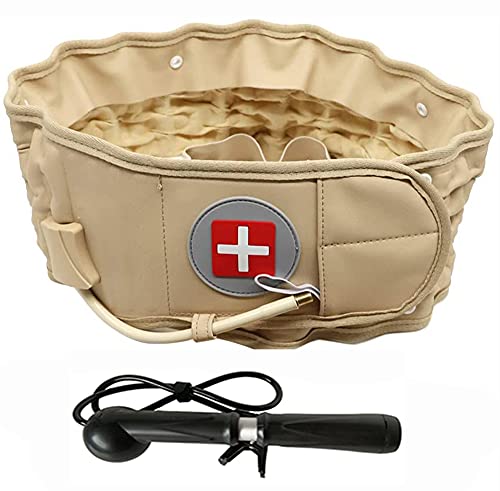 SUNSHXP Cinturón Trasero de descompresión Cinturón de Apoyo Inflable del cinturón Lumbar para Las Mujeres y los Hombres de la Columna Vertebral de un tamaño de 29-49 Pulgadas de Vida Cover
