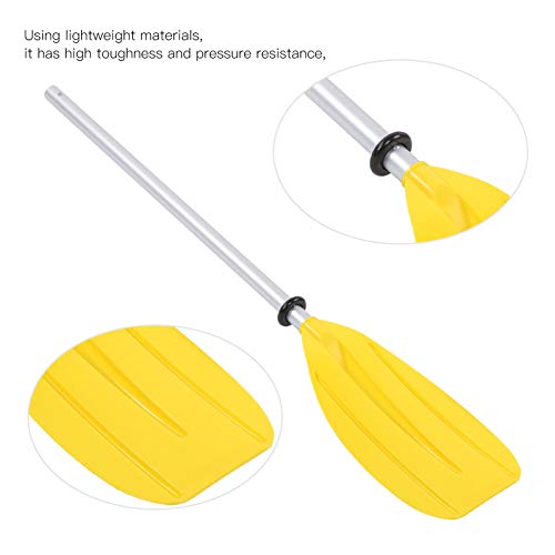 Remo De Caiaque, 2 Peças De Remos De Barco Com Placa De Plástico Removível E Alça De Liga De Alumíni