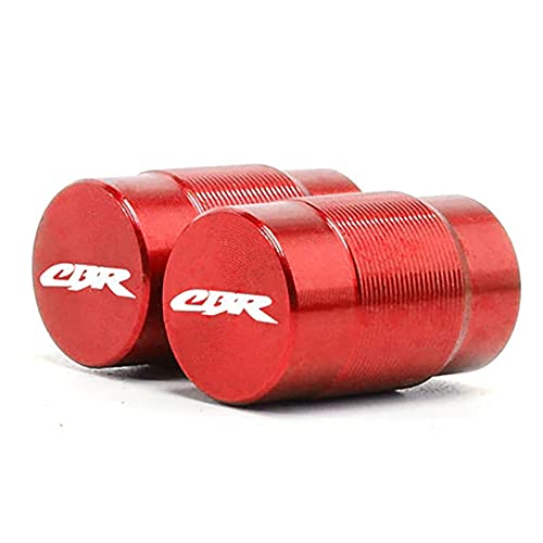 Moto Tige Soupape Air Caps Couvercle Cache Poussière Métal Moto Housse Capuchon Bouchon de Valve de Roue Pneu, pour Honda CBR 125R 600 F4i 650F 650R 1100XX 1000F cbr 600 954 1000 RR Accessoires Cover