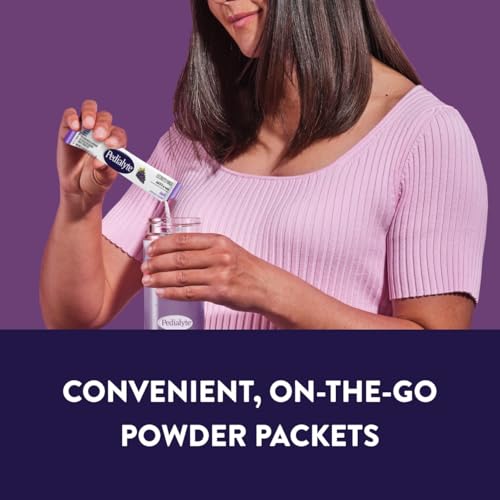 Image of Pedialyte Electrolyte Powder Packets | Hydration Drink for Kids & Adults | Hydration Station Variety Pack: Grape, Strawberry Lemonade, and Orange, 80 Powder Packets