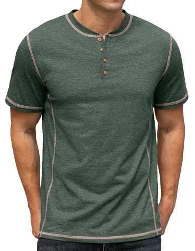Sailwind Mens Henley Short Sleeve T-Shirt Cotton Maverick Shirt3