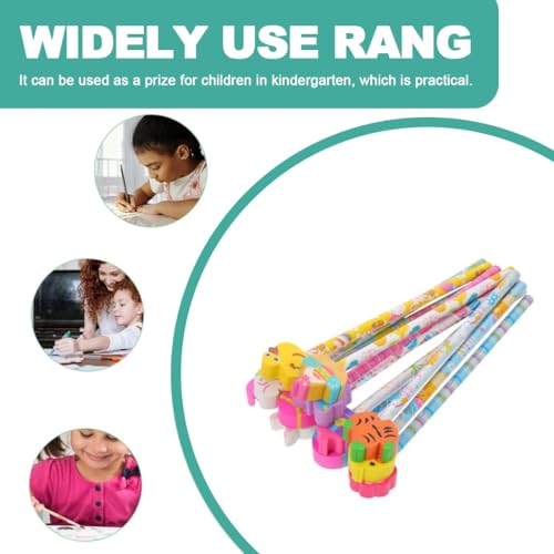 HAGNA 12 Stück Bleistift Ostern, Ostern Stift Bleistifte Kinder Ostern, Inklusive 3D-Radierer, 12 Motive Hase, Osterei, Küken, Schreibstifte Geschenk Mitgebsel