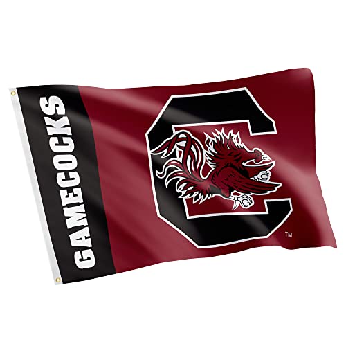 Desert Cactus University of South Carolina Flag Gamecocks USC Cocky Banners 100% Polyester Indoor Outdoor 3x5 feet Flags (Team Name)
