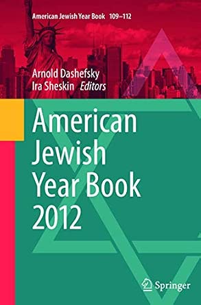 American Jewish Year Book 2012: 109-112 2013th Edition book cover