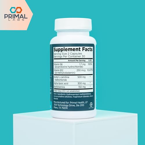 Image of Primal Labs Nerve Support Capsules, 60 Count