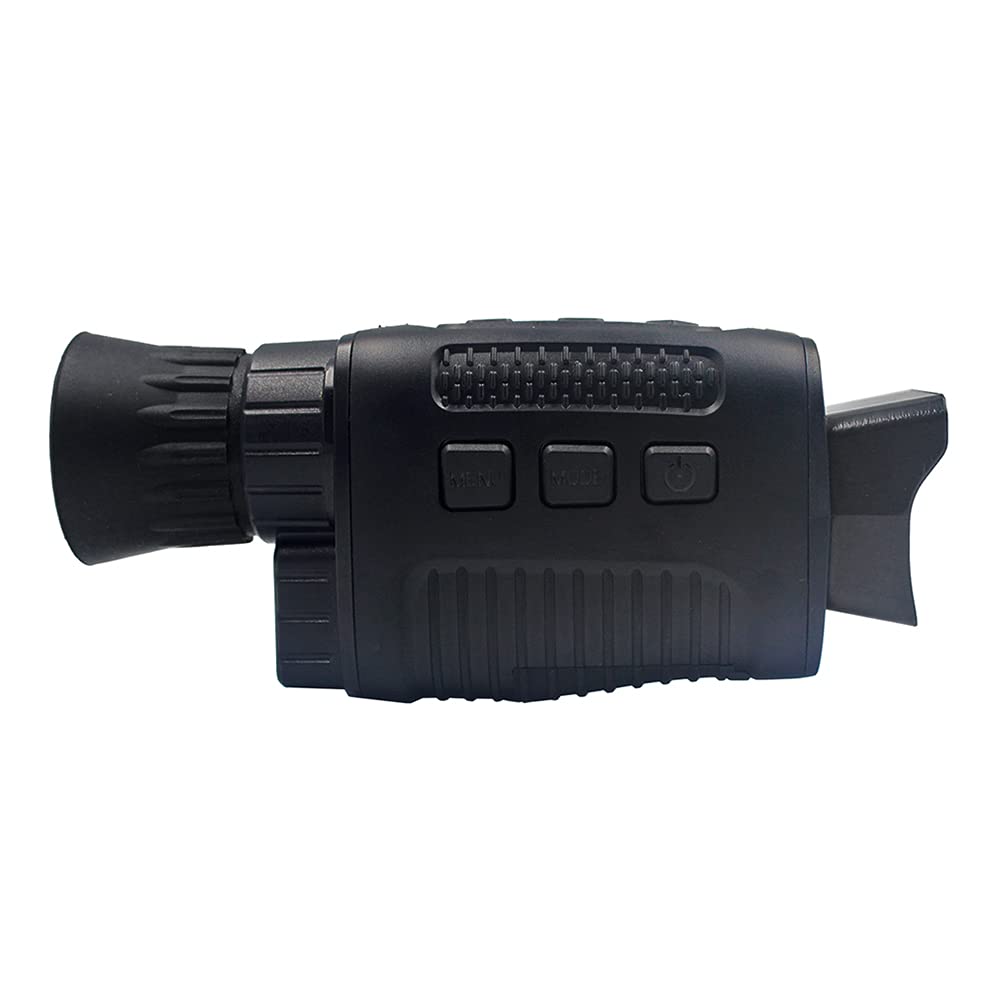 SPOFLYINN Digital Infrared Binoculars 5X Digital Zoom Strong Infrared Spotlight Rechargeable Black