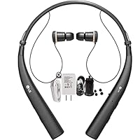 LG Tone 780 - Bluetooth Wireless Stereo Headset with Car Charger, Ear Gels with Car/Wall Charger (US Retail Packing)