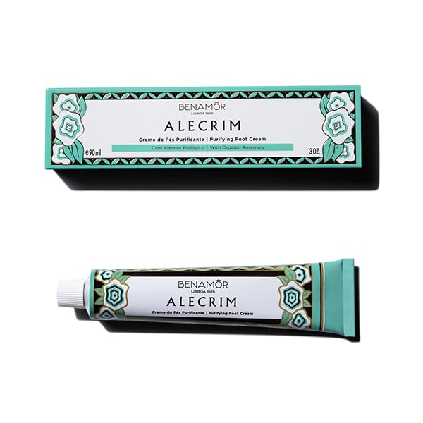 Benamôr Alecrim Creme de Pés I Foot Cream 90ml tube made with natural ingredients - Parabens Free