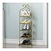 LYUN étagère à Chaussures 5 Niveaux De Chaussure en Métal Paire Paire Paire Porte-Chaussures Porte-Chaussures sans Porte-Chaussures À Chaussure Étroite Porte-Chaussures (Color : Gold)