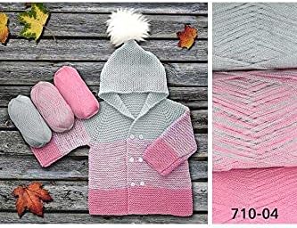 Himalaya Everyday Senfoni 100% Anti Pilling Acrylic, Set of 3 Skeins for Multicolor Projects, Set 4