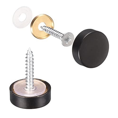 Vis de miroir 18 mm en laiton pour relooker une armoire ou un panneau en verre