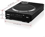 Sound Storm Labs LOPRO8 Amplified Car Subwoofer - 600 Watts Max Power, Low Profile, 8 Inch Subwoofer, Remote Subwoofer Control, Great for Vehicles That Need Bass But Have Limited Space