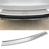 Rear Bumper Protector for Mercedes Benz GLC Class X253 GLC300 GLC43 2015-2022 Rear Bumper Guard - Matte Silver