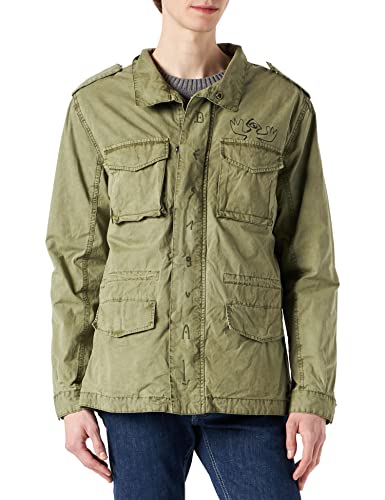 Desigual Homme Chaq_leonard Jacket, Vert, M EU