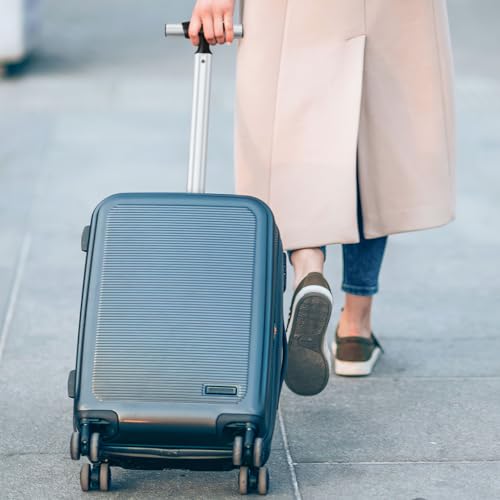 Image of Abaodam Suitcase Pull Drag Rod Suitcase Telescopic Handle Replacement Part Luggage Handle Telescoping Pull Rod Luggage Accessories Travel Aluminium Alloy