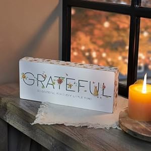 Primitives by Kathy Home Décor Box Sign - So Grateful for Every Little Thing Primitives by Kathy Home Decor Box Sign So Grateful for Every Little Thing