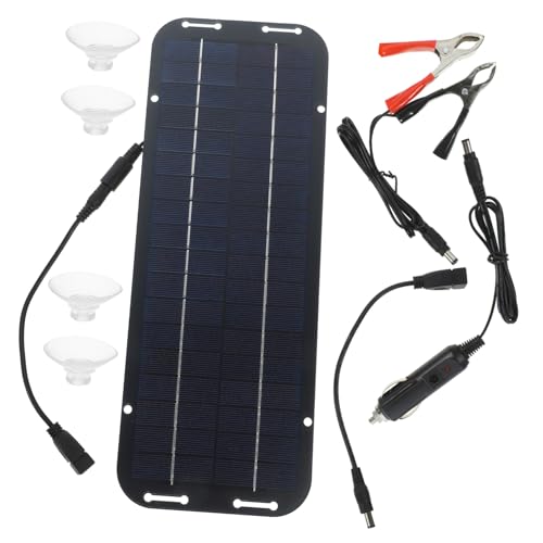 CIYODO Solar Charger Camping w Flexible Solar Panel Kit for Outdoor Flexible -c