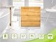 Soehnle Style Sense Bamboo Magic, digitale Holzwaage aus echtem Bambus, Waage mit unsichtbarem Display, top lesbare LED-Anzeige, Körperwaage für ein warmes Fußgefühl, Personenwaage bis zu 180 kg