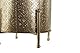 PORTAVELA METAL CRISTAL 24X24X33 DORADO