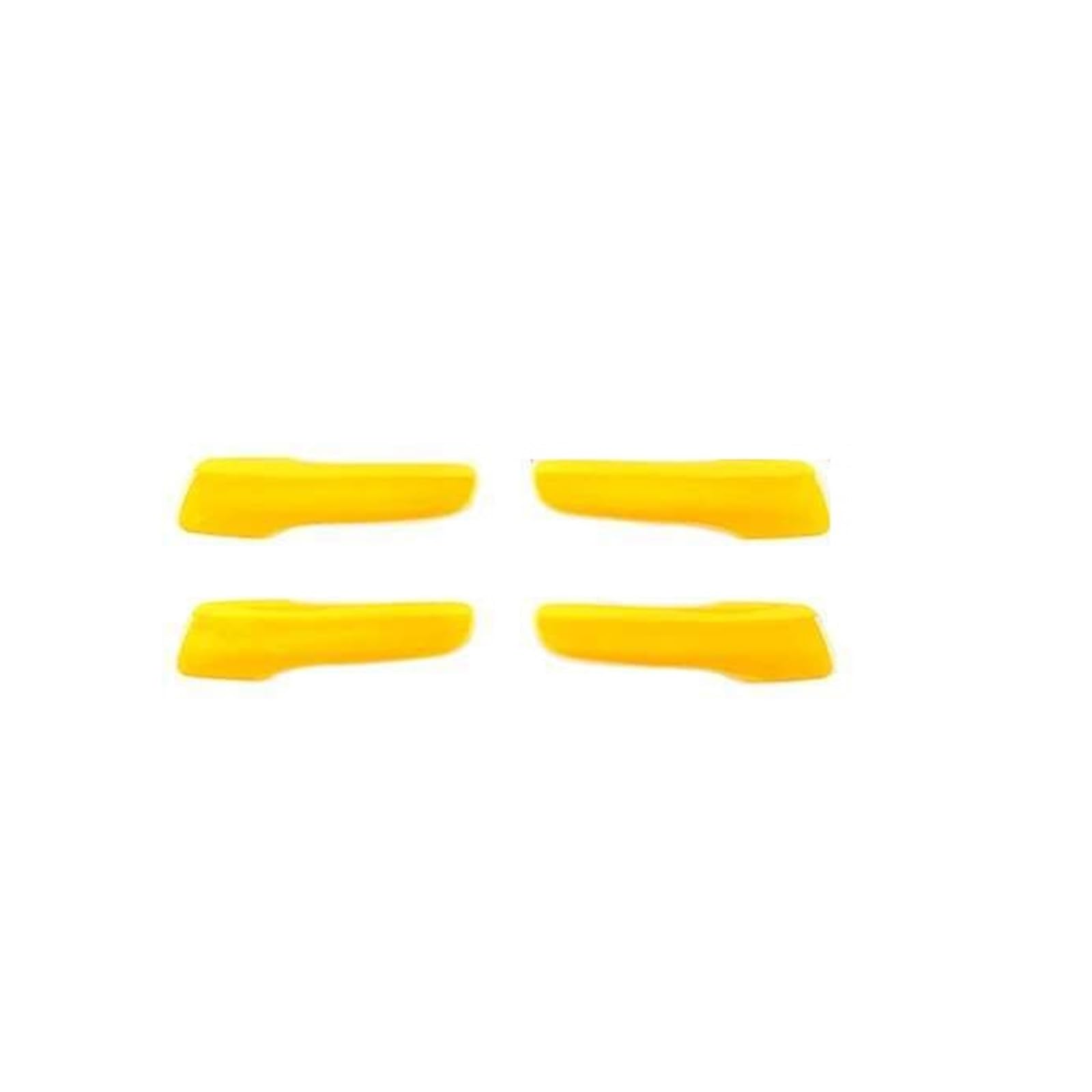 Interior Trim for Dodge for Charger for Chrysler 300C 2011-2022 Car Inner Door Handle Decoration Cover Stickers Cover Trim Sticker(Yellow)