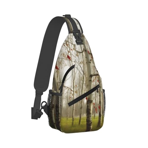 Mochila cruzada para hombre tipo sling negra miniatura 2