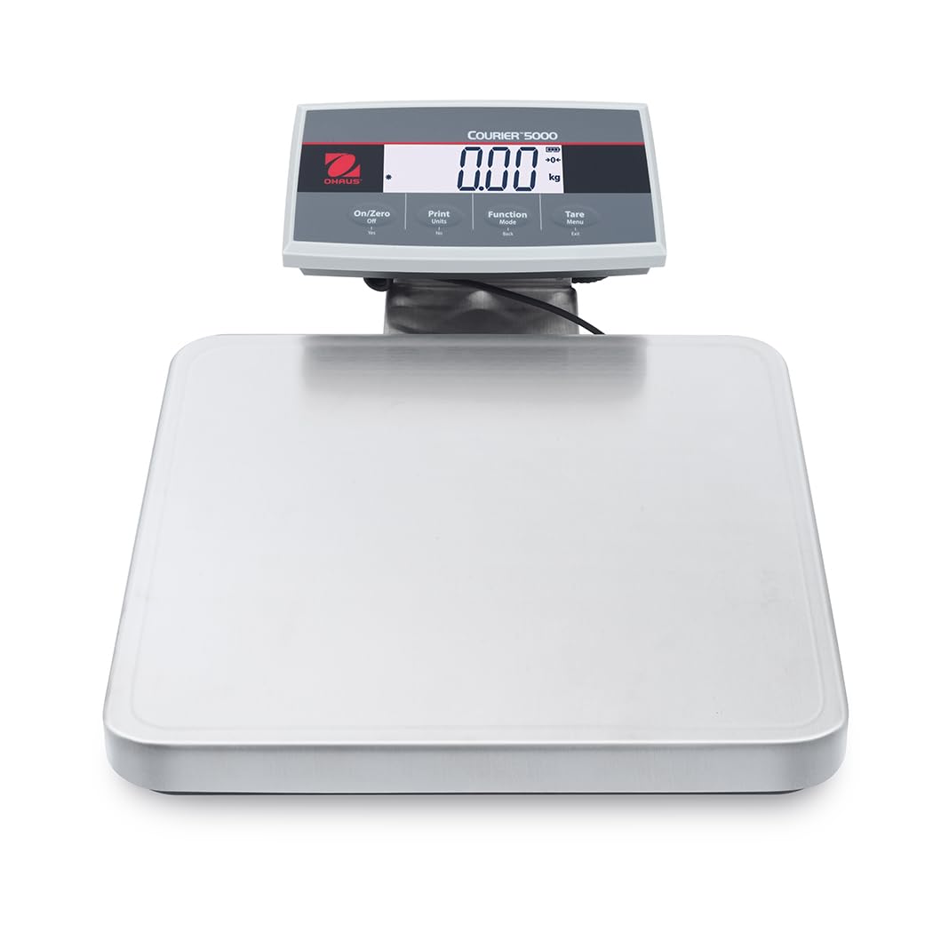 Ohaus i-C52M50R Courier 5000 Shipping Scale, 100 lb x 0.05 lb, 12.6 in x 13 in