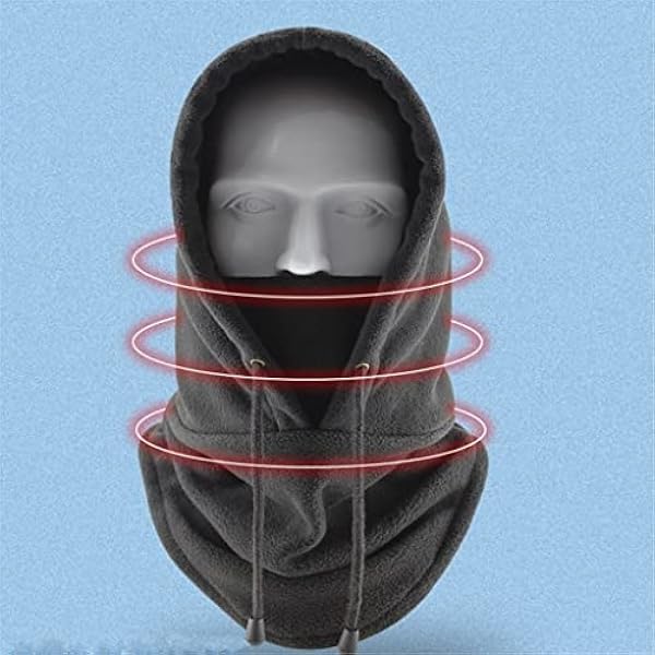 DFGHJK Fleece Cap Balaclava Warmer Hood Wintersport Ski Mannen Dames Fietsen Halshoed (Color : D, Size : One Size)