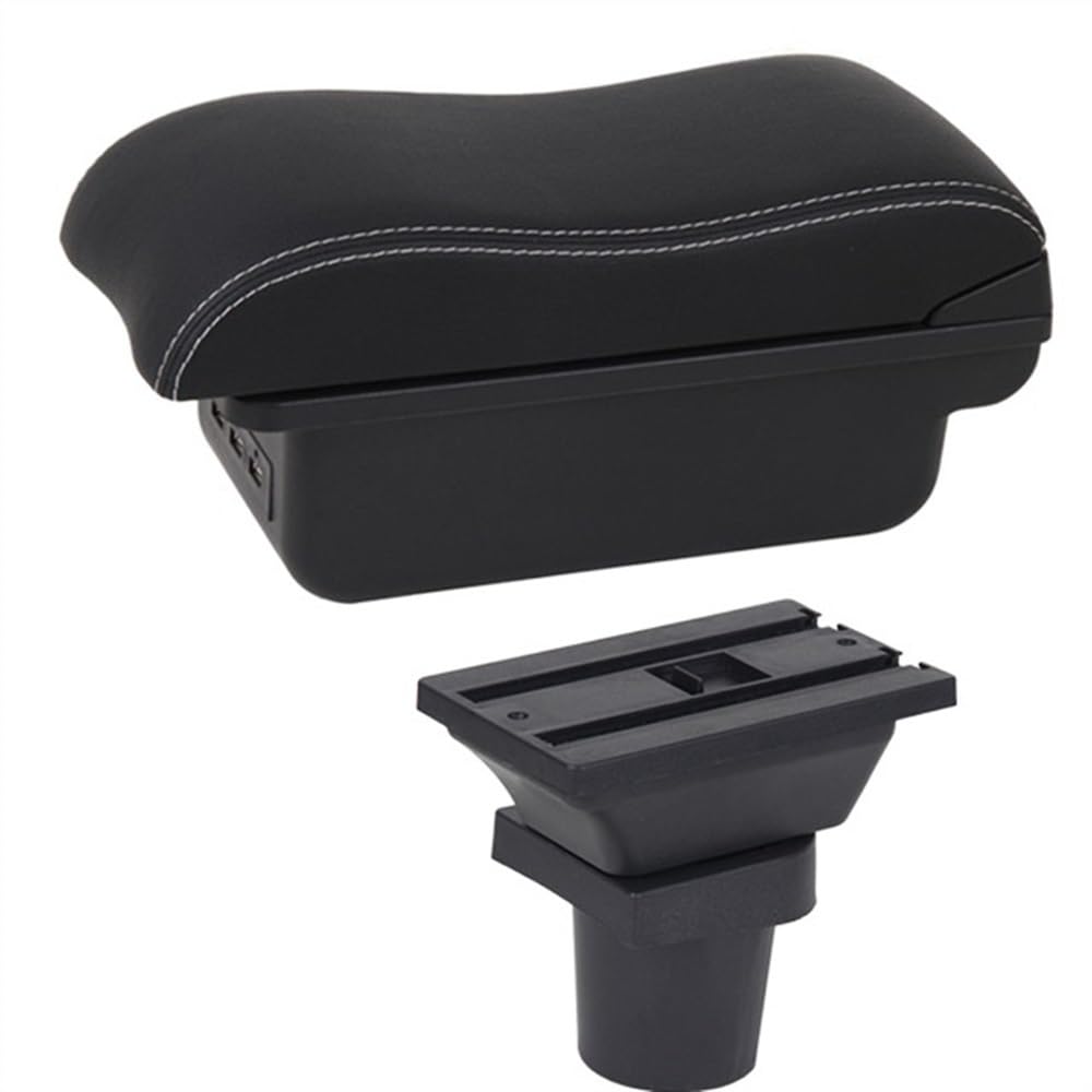 YULEGUDI Car Armrests Armrest Box For Yaris For Vitz 5dr Hatchback 2005 2006 2007 2008 2009 2010 2011 Car Central Storage USB Arm Rest Accessories