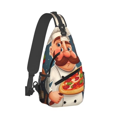 Mochila cruzada de pecho para hombre tipo sling miniatura 2