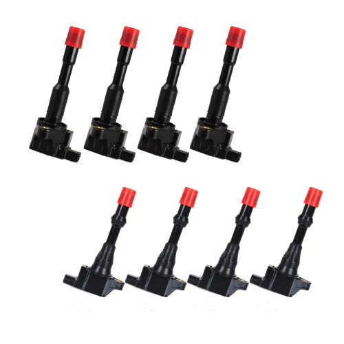 Ena Complete Set Of Ignition Coil Pack Compatible With Honda 2003 2004 2005 Civic Hybrid 1.3L Front Rear Replacement For Uf-374 Uf-373 #TOP6