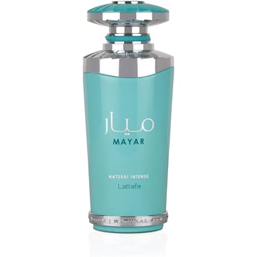 Lattafa Mayar Natural Intense Eau de Parfum Spray for Women, 3.4 Ounce