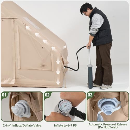 Aoxun Inflatable Family Camping Tent