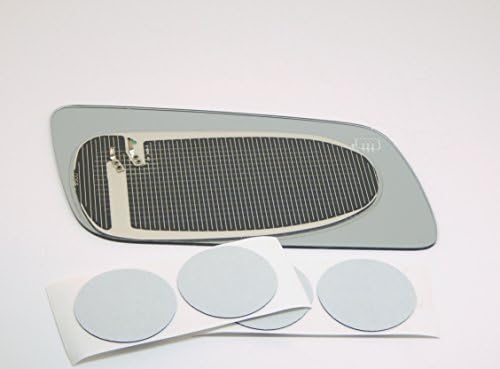 Fits 09-12 Fd Flex, Heated Left Driver Mirror Glass Lens w/Adhesive, USA