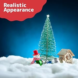 PREXTEX Fake Snow - 70oz - Hypoallergenic & Flame-Resistant Fake Christmas Snow - Polyester Material - Packaged in Vacuum Sealed Bag - White Snow for Holiday Decorations PREXTEX Fake Snow 70oz Hypoallergenic Flame Resistant Fake Christmas Snow Polyester Material Packaged in Vacuum Sealed Bag White Snow for Holiday Decorations