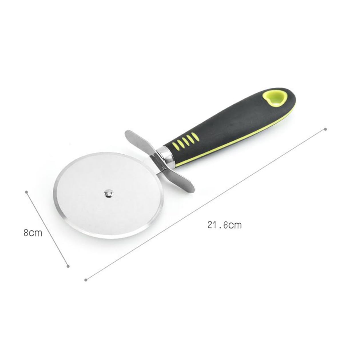 ULTECHNOVO 7 Stück Teiliges Edelstahl Küchenhelfer Set mit Pizza Rad Reibe Dosenöffner und Knoblauchpresse Ergonomisch Leicht zu Reinigen Inklusive Ei schneebesen Spülmaschinengeeignet