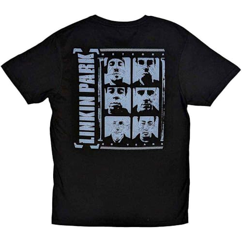 Linkin Park T Shirt Meteora Portraits Nouveau Officiel Unisex Noir Size L