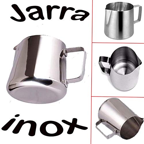 Kit 3 Jarra em Aço Inox 600 ML Leiteira Cremeira Americana Barista Kehome