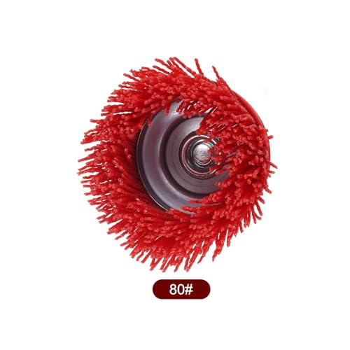 QUARKZMAN 2 Stück 4 Nylon-Filament-Tassenbürsten Mit 5/8-11 Gewindeschaft Schleiftopf-Bürstenset Mit Bohreradapter Für Rost/Korrosion/Farbrestentfernung Und Oberflächenschrubben