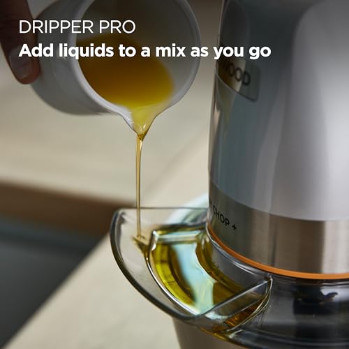 قطاعة طعام زجاجية كهربائية قوية من كينوود مع قرص تقطيع، أداة تحضير مستحلب، شفرة رباعية، منقط برو، غطاء تخزين، سرعة مزدوجة، ملعقة، وظيفة كسر الثلج CHP62.470SI فضي