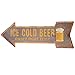 Ochoice HANTAJANSS Bar Signs Retro Ice Cold Beer Signs for Wall Decoration