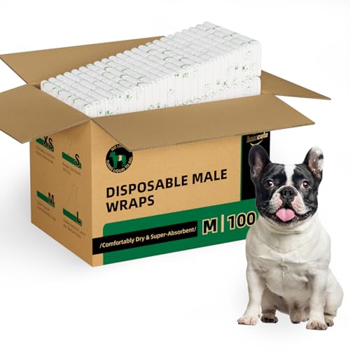 IMMCUTE Male Dog Diapers 100 Count