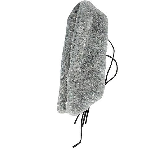 Image of Pssopp Bird Cage Blanket Cozy Snuggle Hut Cuddle Nest Hanging Toy for Parrots, Eclectus, Cockatoo, Conure, Lovebird - Gray Cotton Fleece Comfort Corner