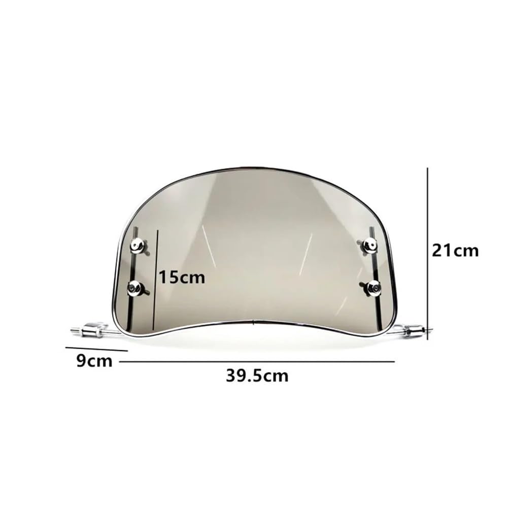 D'écran Déflecteurs Moto Déflecteur De Vent Avant De Pare-Brise De Moto, Accessoires Modifiés, Accessoire De Déflecteur De Vent De Pare-Brise