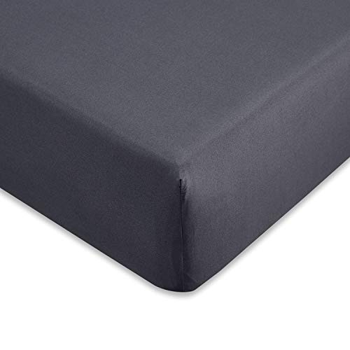 image for Wake In Cloud - Grey Sheet Set, 1000TC Ultra Soft Microfiber, Fitted S