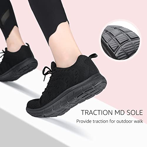 STQ Tennis Shoes Womens Sneakers Breathable Mesh Walking Shoes Arch Support Orthopedic Athletic Workout Gym Running Shoe for Travel Jogging Sports Cross Training3